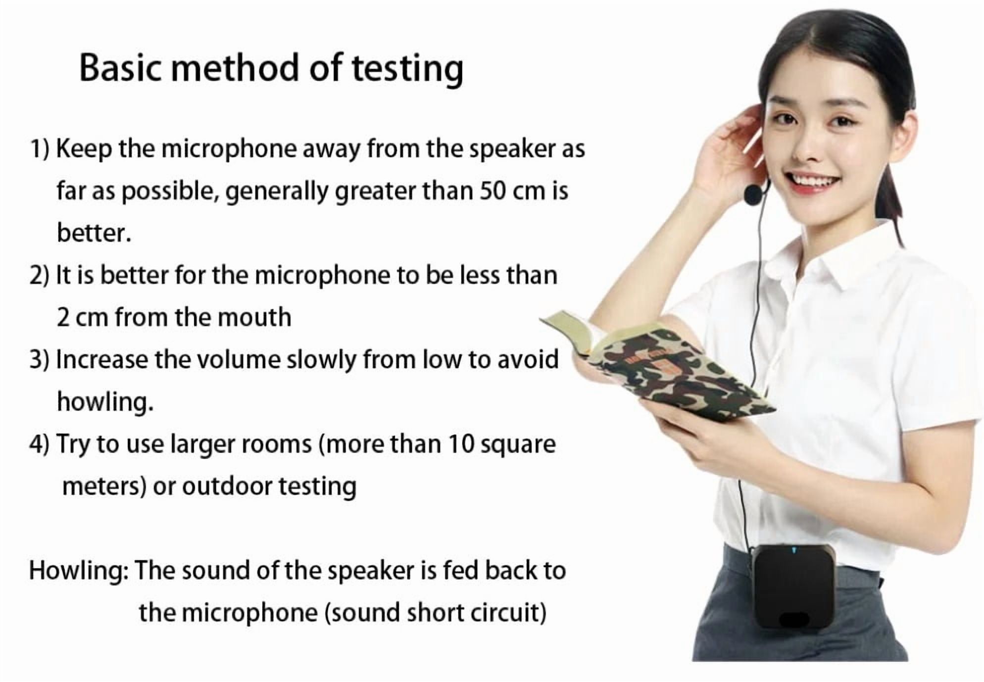 Voice Sound Amplifier Bullhorn Megaphone Shop Loudspeaker for Portable Loud Speaker ,Clear and Reliable