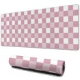 thumbnail image 1 of Retro Chess Board Desk Mat,Orange Checker Gaming Mouse Pad,XXL Extended Mouse Pad Mat for Office,Computer,Keyboard with Non-Slip Base Stitched Eges Mousepad ,31.5x11.8in, 1 of 7