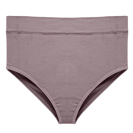 Fulorrnie Underwear for Women Plus Size Seamless Comfort Breathable Panty High Waist Elastic Stretchable Panties Grey L