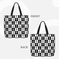 thumbnail image 2 of Pofeuu Nautical Anchors1 Print Tote Bag for Women,Hobo HandBags with Zipper,Large Capacity Casual Shoulder Handbags with Inner Pockets, 2 of 7