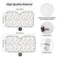 thumbnail image 5 of Yiaed Hand Drawn Rabbit Print Car Windshield Sunshade Front Auto Car Front Window Sun Shade Foldable Sun Visor Shield Cover Auto Accessories for Sedan SUV Truck-Medium, 5 of 5