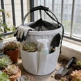 thumbnail image 6 of KOYPTL Cleaning Caddy for Cleaning Supplies Organizer,17L Foldable Cleaning Supply Caddy with Handle Multi Cleaning Bucket for Home,Garden Harvest,Bathroom,Kitchen Storage, 6 of 6