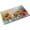 Abstract Floral, variant on Blessed Door Mat 17 x 30 Inch,Blessed Glitter Welcome Doormat Decorative Home Floor Mat,Non Slip Rubber Back and Strong Water Absorption for Outdoor Indoor Entrance Decor