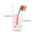 thumbnail image 3 of AuroraX Shower Head Holder for Hand Held,Wall Mount Adjustable Angle Pink Small Shower Head Holder with Suction Cup Easy Installation Detachable, 3 of 6