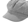 thumbnail image 3 of Sombrero octogonal clásico, de invierno cómoda y versátil de otoño para viajes cortos, mochilero, pesca callejera al aire libre , GRIS, 3 of 8