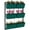 Green, variant on 3-Tier Wall Planter with 6 Pots for Indoor and Outdoor Use, Hanging Plant Holder, Self Draining Wall Mounted Planter for Vegetables, Flowers, Herbs, Green