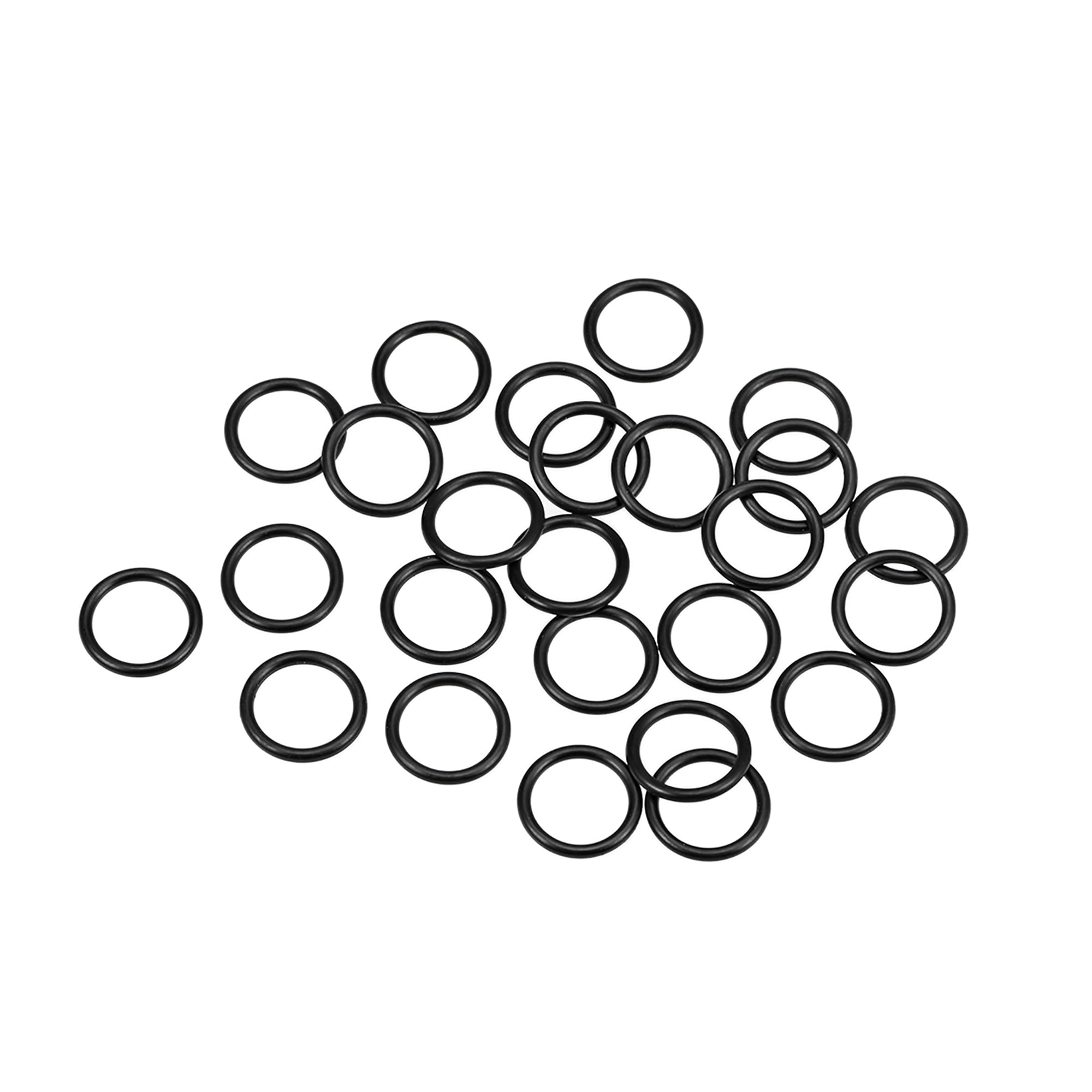 ORings Nitrile Rubber 10mm Inner Diameter 13mm OD 1.5mm Width Round
