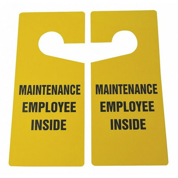 Manufacturer Varies Tag, 9 in Height, 4 in Width, English 3XDA9