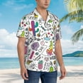 thumbnail image 5 of Balery Fun Animal with Unicorn Print Men's Hawaiian Shirts Short Sleeve Beach Shirt Relaxed Fit Vacation Button Down Shirts-3X-Large, 5 of 9