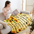 thumbnail image 5 of BOOPBEEP Healing Throw Sunflower Blanket with Inspirational Thoughts and Prayers, Religious Sunflower Gift for Women Jesus Birthday Christian Gift for Mom Grandma Wife (Sunflower, 60X80 Inch), 5 of 6
