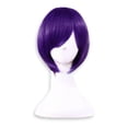 thumbnail image 3 of Peluca Morada Violeta Lisa Corta Cabello Morado Cosplay violeta Unitalla Lymalimoon SW BOB Morado Violeta, 3 of 5