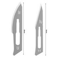 Ssharp Hand Tools GLFILL 20Pc Carbon Steel Scalpel Blades + 2Pc Handle Diy Cutting Pcb ...