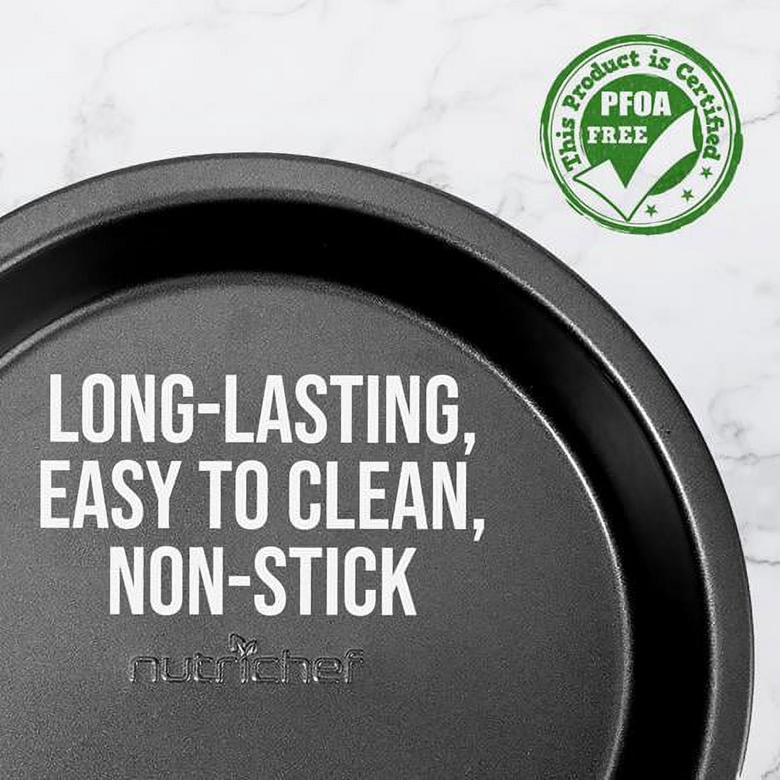 NutriChef Non-Stick Cake Round Pan,