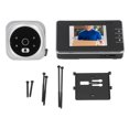 thumbnail image 2 of Video Doorbell Camera, 120 Degree View Door Peephole Viewer Camera Weather Resistant Night Vision  for Villa, 2 of 7