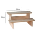 thumbnail image 4 of lionlar Wood Display Riser Stand Decor Jewelry Rack for Figurines Sculptures Bedroom 2 layer, 4 of 9