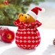 thumbnail image 1 of Xihbxyly Bolsa de Regalo Navideña, Diseño de Tejido de Punto, Asa Resistente para Colgar, Ideal para Piruletas y Dulces, Decoración Versátil, Ideal para Colgar En El Árbol de Navidad y La Chimenea, E, 1 of 5
