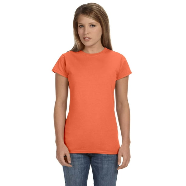 Download Gildan - Gildan Women's Softstyle Preshrunk Jersey Knit T ...
