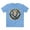 Carolina Blue, variant on Animal Shirt, Shirt with Animals, Tee Shirt with Antique Animal Medallion