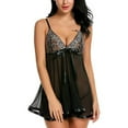 thumbnail image 2 of uublik Valentines Lingerie Set for Women Babydoll Sexy Naughty Bodysuit Lace Plus Size, 2 of 5