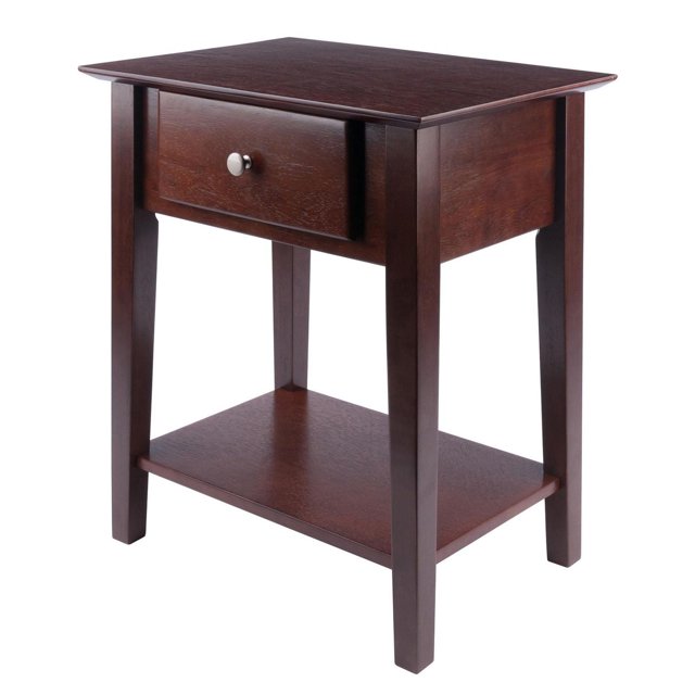 Shaker Night Stand in Walnut Finish