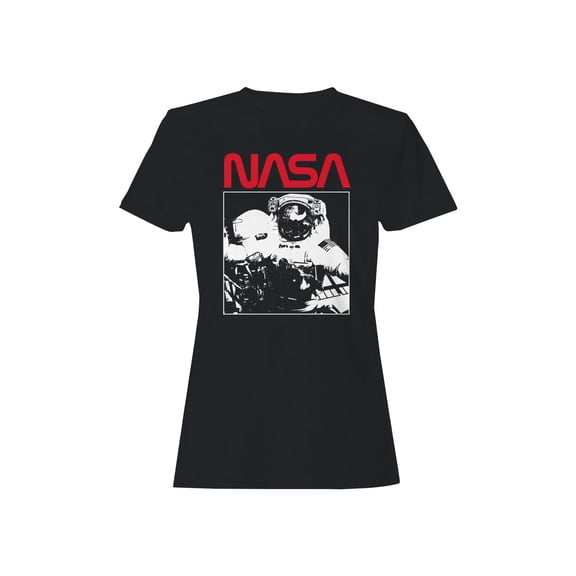 Officially Licensed Nasa Astronaut Spacewalk Art Women's T-shirt