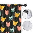 thumbnail image 4 of Blackout Kids Curtains,Music Bulldog Childrens Insulated Curtains Set Of 2,Bedroom Essentials,Toddler Room Decor 42x63in(106x160cm), 4 of 4