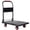 Black 286, variant on Foldable Hand Truck for Heavy Loads, 28.75L x 18.75W Platform Cart with 330lbs Capacity, 4 Steel Beams & 360-Degree Silent Wheels for Warehouse Garage Home