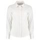 thumbnail image 1 of Kustom Kit - Camisa entallada de popelín y manga larga para mujer (Blanco), 1 of 3