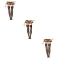 thumbnail image 1 of yingyy Porte-Jarretelles Haute Bas à la Mode Aguichant Bas Polyvalents Rose+bas 3ensemble, 1 of 6