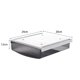 thumbnail image 4 of Caja de almacenamiento debajo del escritorio, sin perforaciones, ABS PS, pequeño cajón oculto para dormitorio, grande, transparente, negro, 4 of 5