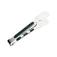 thumbnail image 5 of 9-Inch 304 Stainless Steel Kitchen & BBQ Tongs with Non-Stick Silicone Tips, Heat Resistant to 470°F, Locking Mechanism for Easy Storage Green, 5 of 6