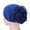 Dark Blue, variant on Elegant Women Floral Headwear Ruffle Hat Scarf Wrap Cap for Fashionable Sun