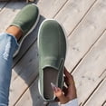 thumbnail image 4 of BRGZLK Womens Sneakers 2026 Trendy Woven Wide Arch Support Mesh Breathable Soft Sole Shoes Casual Comfortable Walking Sports Shoes Army Green 6, 4 of 7