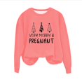 thumbnail image 4 of EGNMCR Chandail en Molleton de Noël Col Rond Imprimé Ample Manches Longues Sans Capuche, 4 of 4