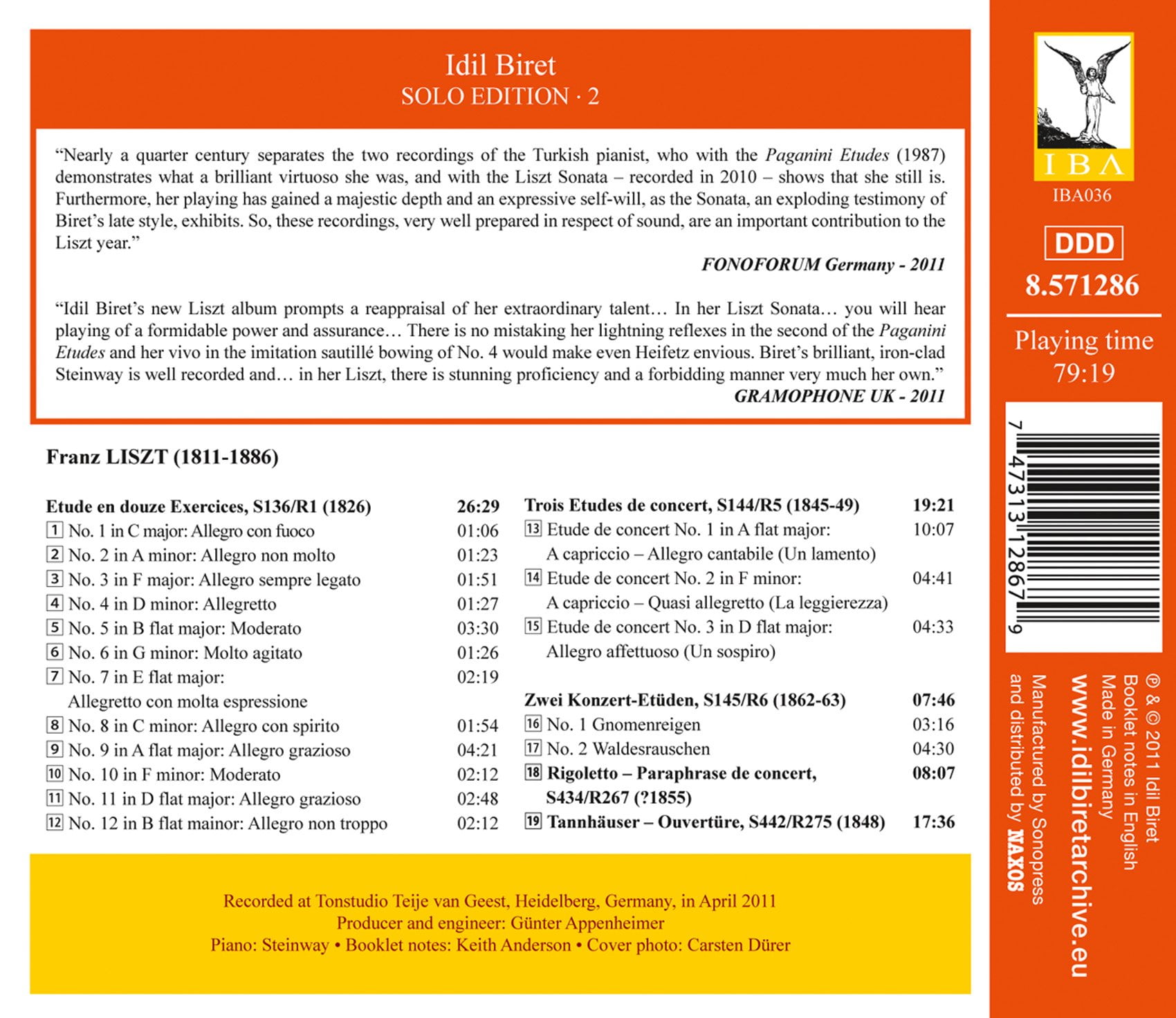 Idil Biret - Solo Edition 2 - Music & Performance - CD