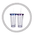 thumbnail image 1 of Vaso con luz y popote Acrilico 450 mlts Brang Vasoled, 1 of 2