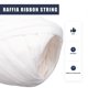 thumbnail image 3 of Colored Raffia Ribbon 2 Rolls Perfect For DIY Lampshade And Gift Box Wrapping In Black Color With Paper Material, 3 of 4
