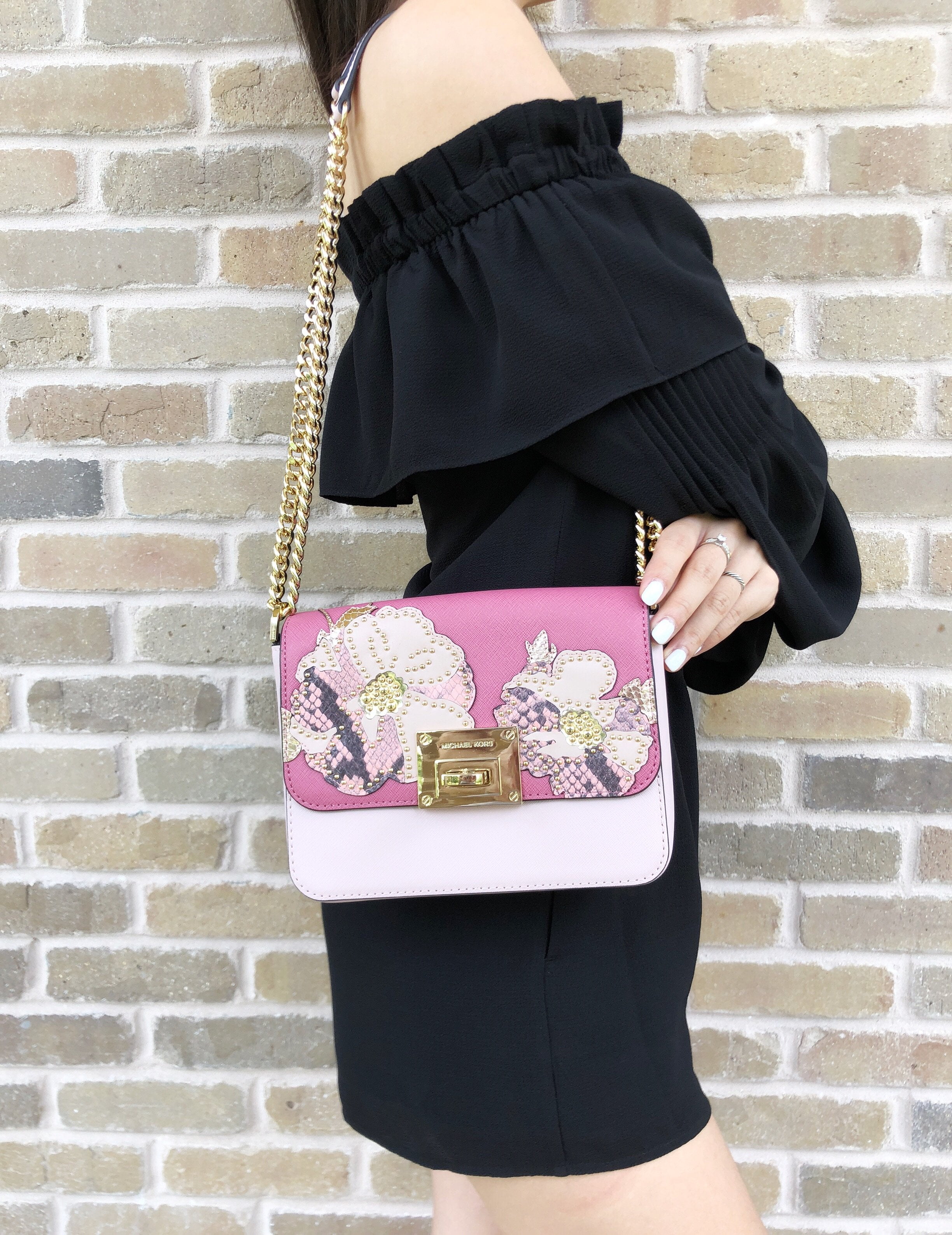 michael kors tina shoulder flap
