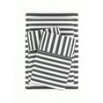 thumbnail image 3 of Comfort Canopy - 4 Piece Gray Ribbon Striped Microfiber Bed Sheets for King Size Bedding, 3 of 11
