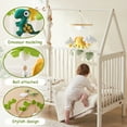 thumbnail image 4 of Dinosaur Crib Mobile – Baby Bells Wind Chime for Newborn Boys & Girls, Plush Hanging Bed Toy, Rotating Cot Decoration, 4 of 10