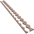 thumbnail image 6 of Ekena Millwork 47"H x 3/8"T Sheyenne Adjustable Wood Decorative Slat Wall Panel Kit, Walnut (contains 27 Slats + 1 Straight Edge Starter Slat), 6 of 16