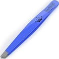 thumbnail image 6 of Majestic Bombay Stainless Steel Slant Tweezers for Women and Men, Blue, 6 of 8