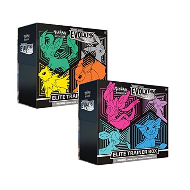 Juego de cartas coleccionables Pokémon Elite Evolving Skies Trainer Box