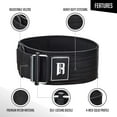 thumbnail image 2 of RIMSports Nylon Weight Lifting Belt for Workout Gym Squat and Deadlift, Black XS, 2 of 9