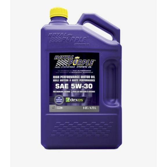 Royal Purple Synthetic Motor Oil Better Wear Protection, Superior Corrosion Protection 5W-30, 5 qt