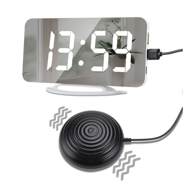 Despertador LED Billuyoard con vibrador construcción duradera