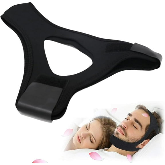 Jaw Strap, 2025 Model Anti Snoring Chin Strap, Jaw Strap for Sleeping, Stop Snoring Chin Straps,Chin Straps to Keep Mouth Closed for Sleeping Better, Chin Strap for Sleep for Men Women