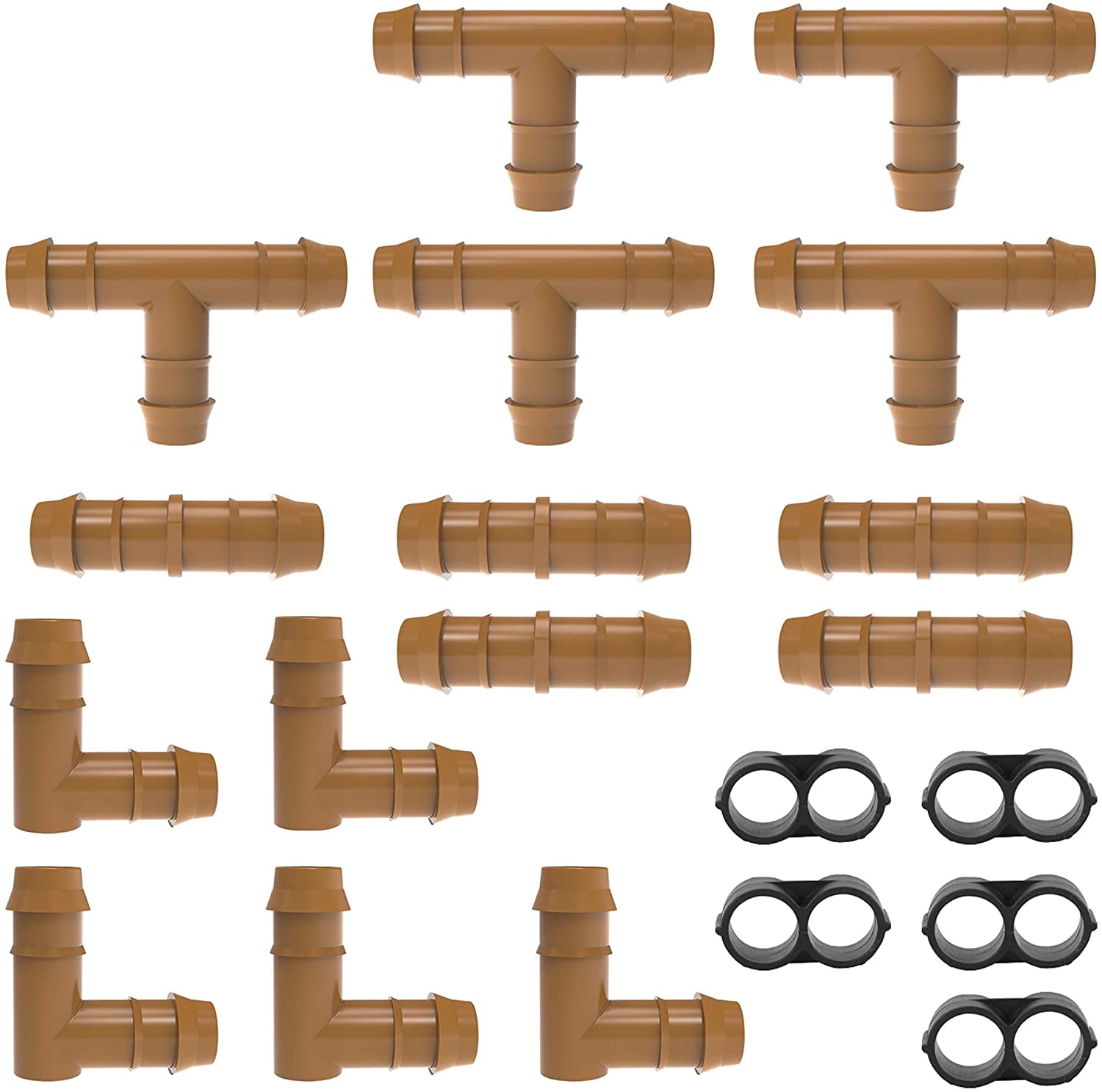 Irrigation Fittings Kit For 1 2 Inch Tubing Barbed Connectors3 驚きの価格が実現！