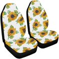 thumbnail image 2 of ABPHQTO Juego de 2 fundas para asientos de coche Sunflower Universal Auto Asientos delanteros Protector para coche, SUV sedán, camión, 2 of 3