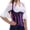 Purple, variant on Corset Medieval Halter Underbust Bustiers Women White M